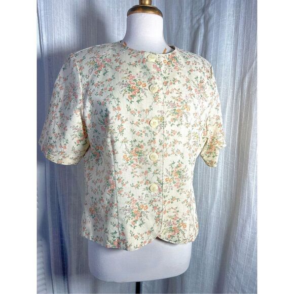 Alfred Dunner | Women’s | Blouses | Size 16 | Vintage Button Down Floral Blouse - Picture 1 of 5